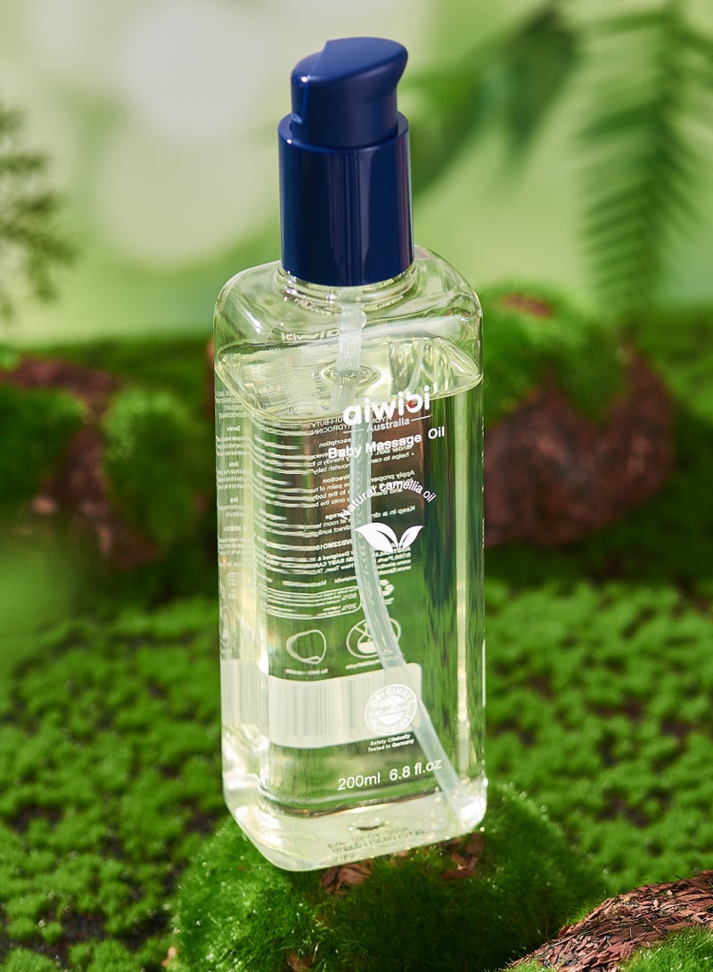 aiwibi BABY MASSAGE OIL WITH NATURAL CAMELLIA 200ML - Image 4