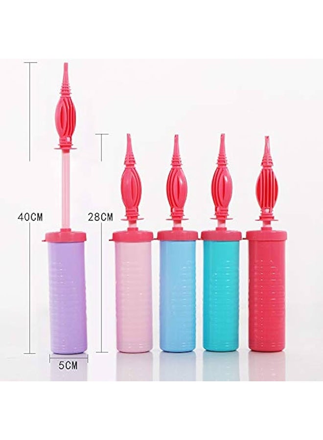 Goldedge 1 x Green Balloon Pump,Inflator Balloon Pump Hand for Balloon Arch Kit,Confetti Foil,Party Balloons,Double Action Inflator for Fitness,Yoga Ball - Image 3