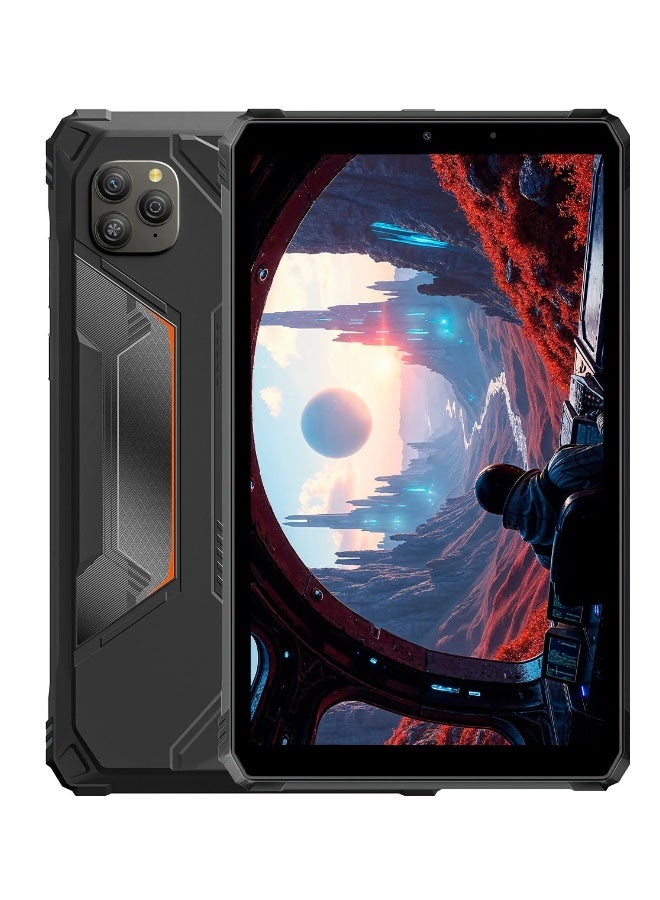 بلاكفيو تابلت أكتيف 5 8.68" بمعالج يوني سوك T615 ثماني النواة 8+128GB بطارية 6600mAh 4G متين - أسود - Image 1