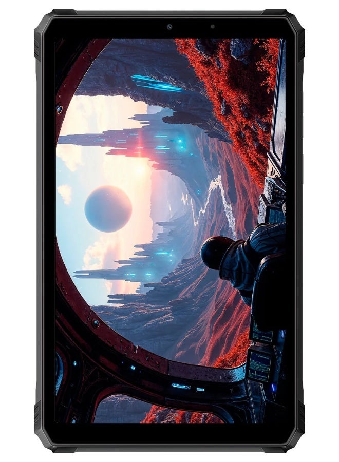 بلاكفيو تابلت أكتيف 5 8.68" بمعالج يوني سوك T615 ثماني النواة 8+128GB بطارية 6600mAh 4G متين - أسود - Image 2