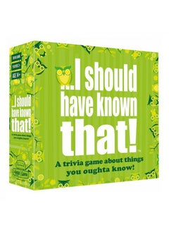 I Should Have Known That! Board Games-Color:Green Tree I Should Have Known Tha