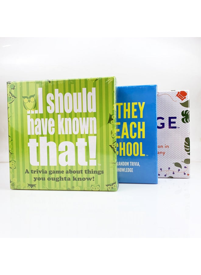 Generic - I Should Have Known That! Board Games-Color:Green Tree I Should Have Known Tha - Image 1