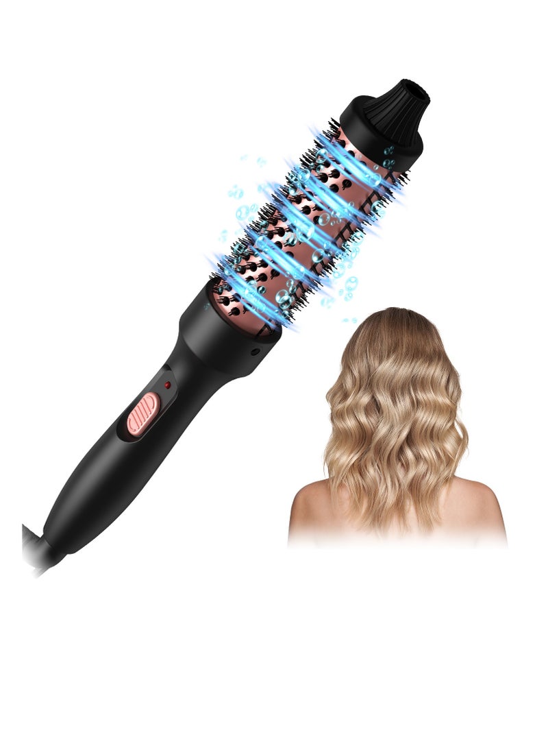 عام فرشاة حرارية، مكواة تجعيد الشعر الكهربائية الدائرية، مكواة تجعيد الشعر ذات الأدوات الساخنة، فرشاة تجعيد الشعر ذات الأيونات السالبة، فرشاة حرارية مستديرة، أدوات تصفيف الشعر الاحترافية، أسود - Image 3