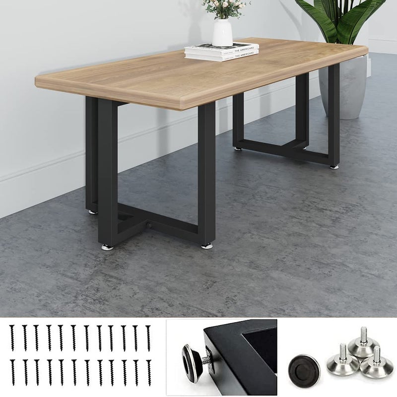 TIEOU 16 Inch Metal Coffee Table Legs Furniture Legs Heavy Duty Desk Legs Table Leg DIY Bench Legs Without Plank - Image 2