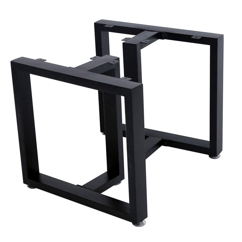 TIEOU 16 Inch Metal Coffee Table Legs Furniture Legs Heavy Duty Desk Legs Table Leg DIY Bench Legs Without Plank - Image 1