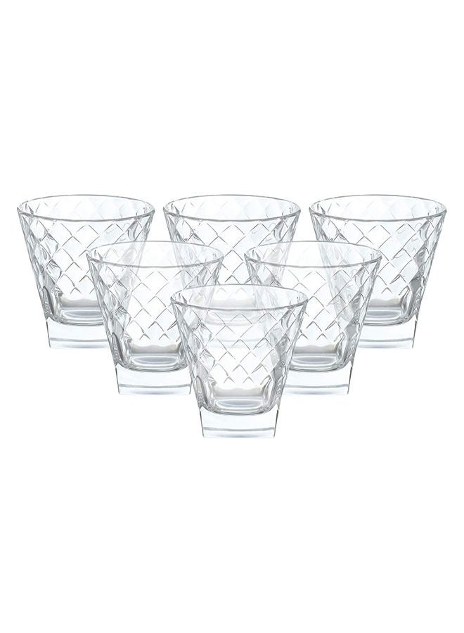 6-Piece Samll Glass Cups Set - Clear