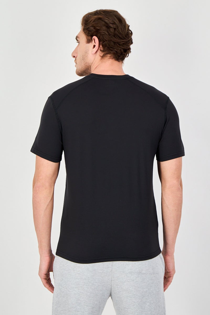 MOTION Men 2 Pieces Sportswear Fit Short Sleeve Outdoor T-Shirt, Multicolor - Image 3