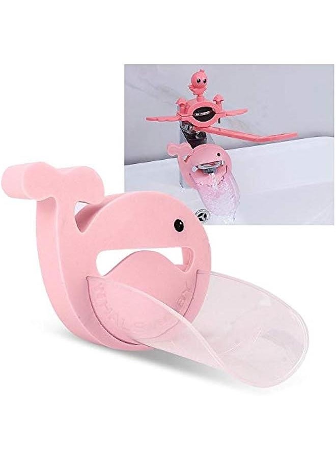 OCTOBER Faucet Extender,Cartoon Whale Sink Handle Extender for Toddlers Babies Washing Hand Safelyu0026Promote Independence ()  - Image 2