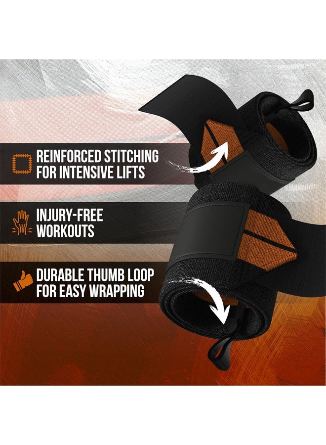 1 Pair of Lifting Straps,Lifting Wrist Straps,Lifting Straps for Gym,Weight Lifting Straps for Pull-ups Horizontal Bar Powerlifting Gym Fitness Bodybuilding Equipment - Image 3