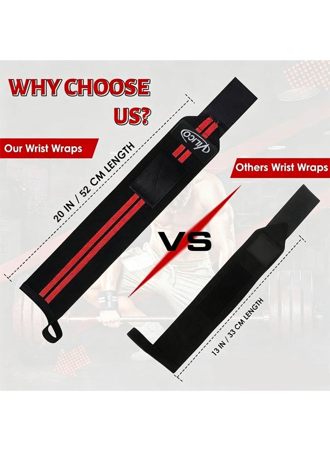1 Pair of Lifting Straps,Lifting Wrist Straps,Lifting Straps for Gym,Weight Lifting Straps for Pull-ups Horizontal Bar Powerlifting Gym Fitness Bodybuilding Equipment - Image 2