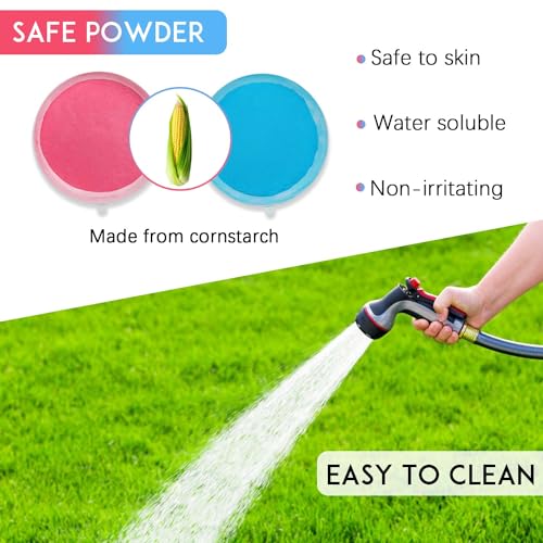 Heboland Gender Reveal Soccer Ball with Powder, Revelacion de Sexo de Bebe 2 Big Bags of Pink and Blue Gender Reveal Powder for Boy or Girl Baby Gender Reveal Ideas - Image 5