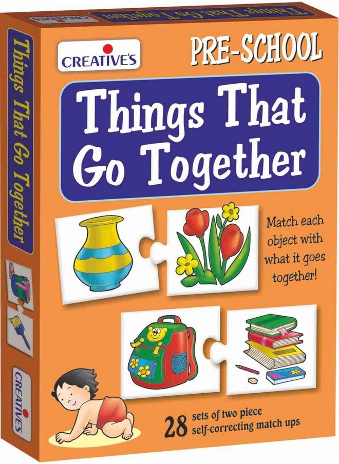 Creative's Things That Go Together | Pre-School Learning Puzzles | Educational Puzzles For Kids | Early Learning Puzzles | Eye-Hand Coordination | Ages 3 & Up  - Image 1