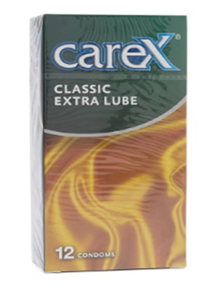 careX 12-Piece Classic Extra Lube Condom - Image 2