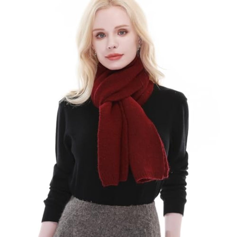 RIIQIICHY Scarf for Women Knit Scarves Winter Warm Scarf for Cold Weather - Image 2