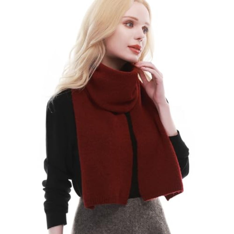 RIIQIICHY Scarf for Women Knit Scarves Winter Warm Scarf for Cold Weather - Image 3