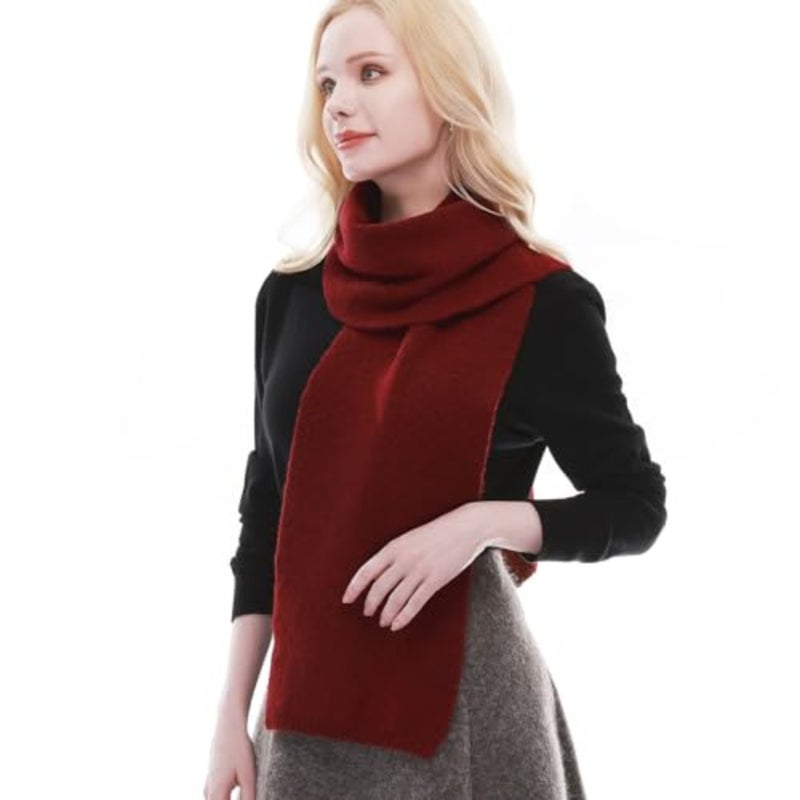RIIQIICHY Scarf for Women Knit Scarves Winter Warm Scarf for Cold Weather - Image 4
