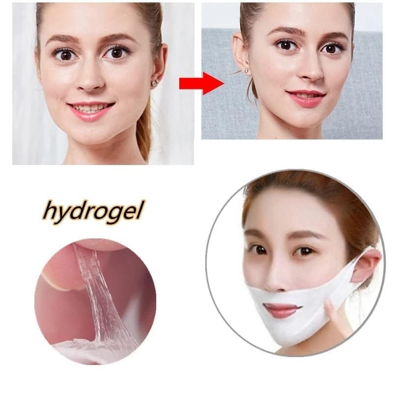 PIERCELL ENTERPRISE Piercell® Double Chin Reducer Women V Line Lifting Face Mask Chin Up Patch for Firming Tightening and Moisturizing Skin For Women - Image 5