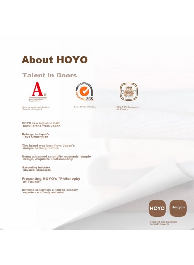 Hoyo Towels For Men, Class A Pure Cotton Face And Bath Towels, Antibacterial Soft Absorbent Quick-drying Towels, 3-pack - Image 2