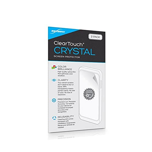 BoxWave Screen Protector Compatible with Allen Bradley PanelView Plus 6 1250 - ClearTouch Crystal (2-Pack), HD Film Skin - Shields from Scratches - Image 4