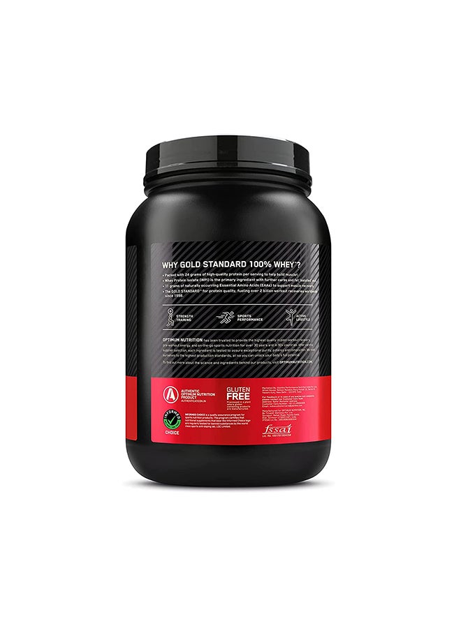 Gold Standard 100 Percent Whey Protein - French Vanilla Creme - 907 Gram