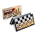 Black long Di fang Travel Folding Magnetic Chess Set 98 inches 25 Centimeters Folding and Portable Chess Board Games - Image 4