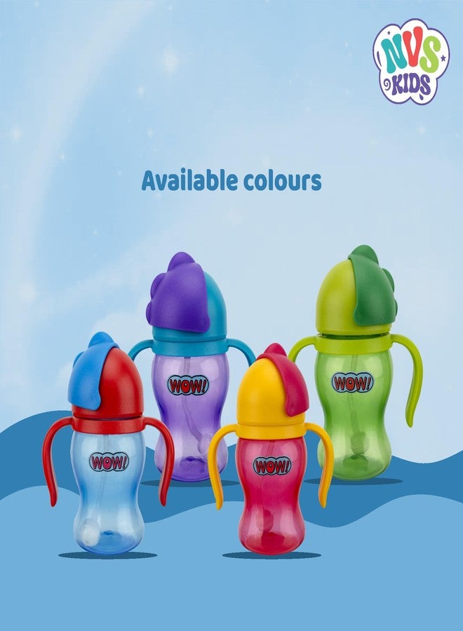 NVS KIDS Baby Spout Cup Sipper 180ml for Babies, Infants & Toddlers | Anti-Spill Sippy Cup with Soft Silicone Spout | BPA Free, Safe & Durable for Kids (Blue) - Image 3