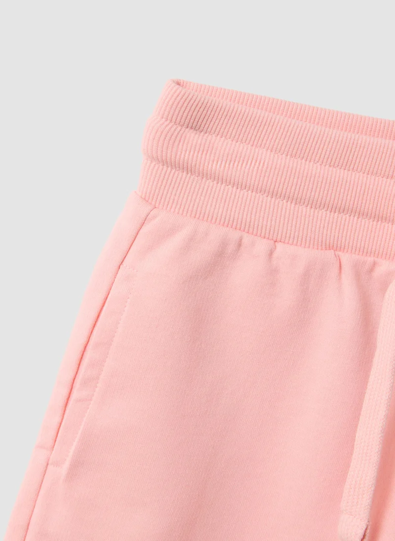 Ovs  OVS Pink Pure Cotton Shorts With Elasticated Waistband for Women | Best Price UAE