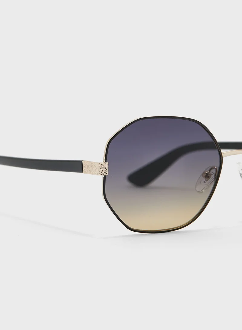 GUESS Metal Shaped Sunglasses