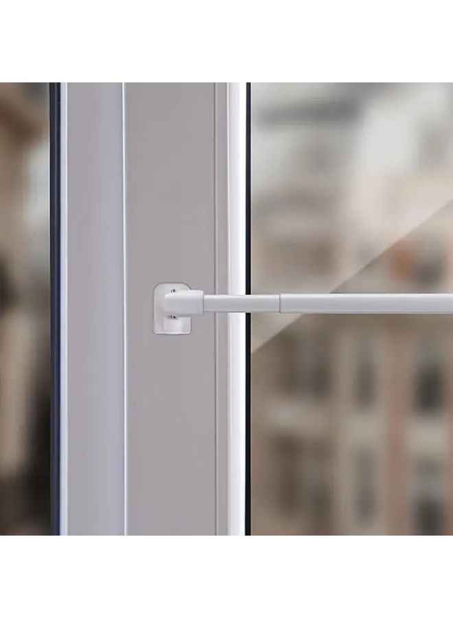 Adjustable Curtain Rods 11 81 To 19 69 Inch With Hooks No Drill Required For Windows Cabinets - Image 5