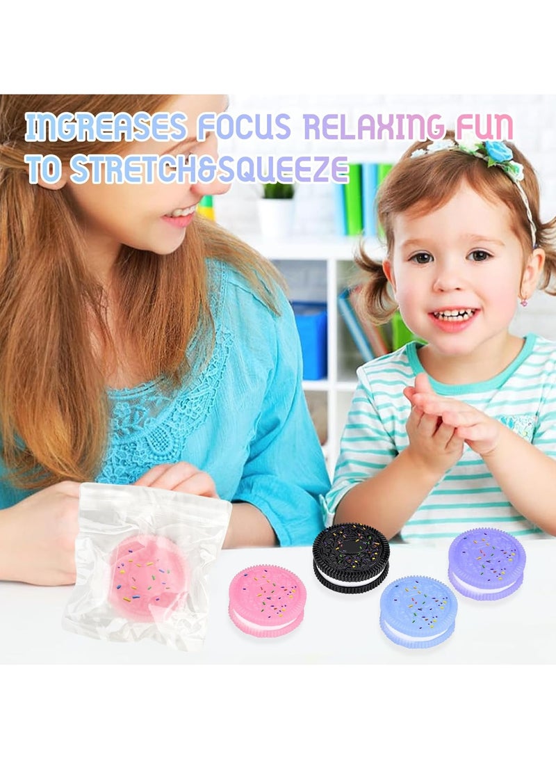 Taba Squishy, 4 Piece Cookie Stress Relief Toys, Super Soft Stress Relief Toys, Cookie Stress Relief Toys, Anxiety Relief Toys, OCD Anxiety Relief and Calming - Image 5