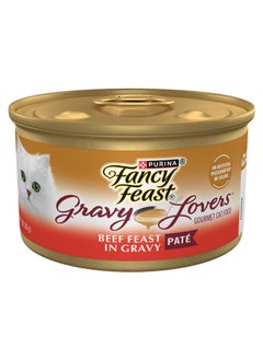 Fancy Feast Purina Fancy Feast Gravy Lovers Beef Feast Pate in Wet Cat Food Gravy - (Pack of 24) 3 oz. Cans  - Image 1