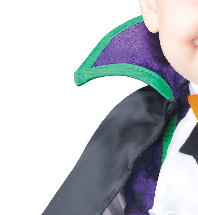 Fun World Baby Boys Count Cutie Vampire Infant-and-toddler-costumes, Black/Purple, Medium 12 - 18 Months US - Image 2