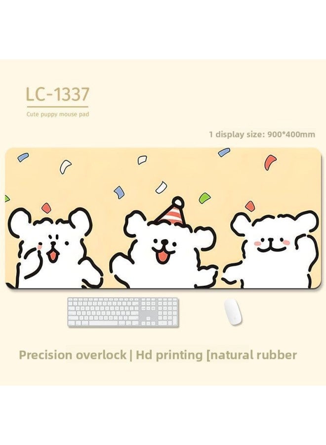 Heated Mouse Pad Keyboard Anti-Slip Pad Extra Large Cartoon Office Game Desktop Pad High-End Book Comfortable Desk Pad