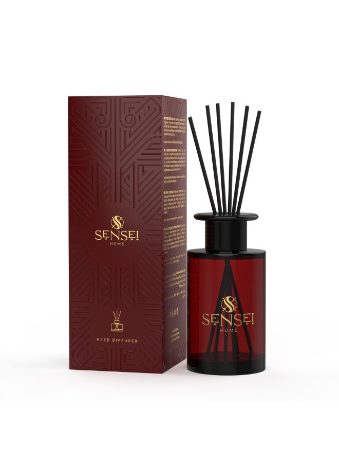 SENSEI Reed Diffuser for Bedrooms, Living Spaces, Hotels and Offices | 250ml Long Lasting Fragrance | Fruity Sweet Scent - Image 1