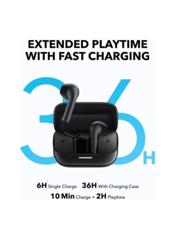 Soundcore K20i by Anker, Semi-in-Ear Earbuds, Bluetooth Wireless, 36H Playtime, Fast Charge, Clear Sound - Image 3