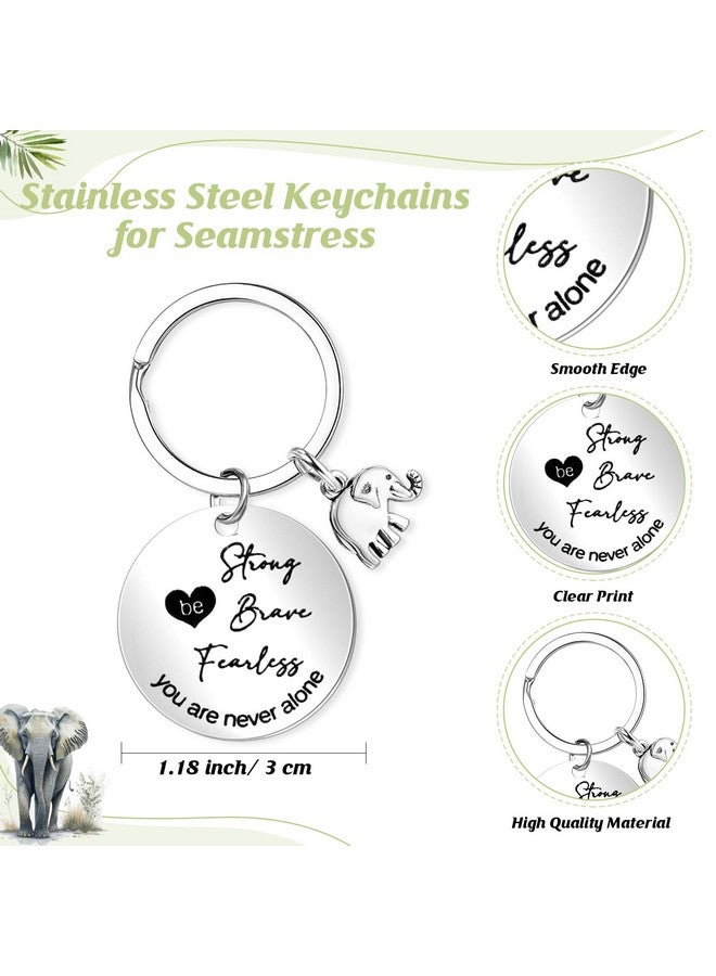 انباجي مجموعة هدايا إنباجي 3 قطع على شكل فيل للنساء، حقيبة مستحضرات تجميل، كوب قهوة، سلسلة مفاتيح على شكل فيل، هدية لمحبي الفيلة، هدايا عيد الميلاد وعيد الشكر والكريسماس - Image 4