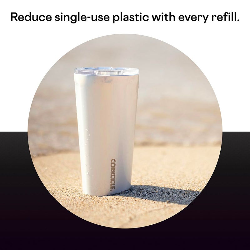 Corkcicle Disney Tumbler - Triple-Insulated Stainless Steel - Keeps Drinks Cold 9 Hours - Spill-Proof Lid - Reusable - Summer Drinkware Gift - Keeps Drinks Ice Cold - 24 oz - Black Panther - Image 5