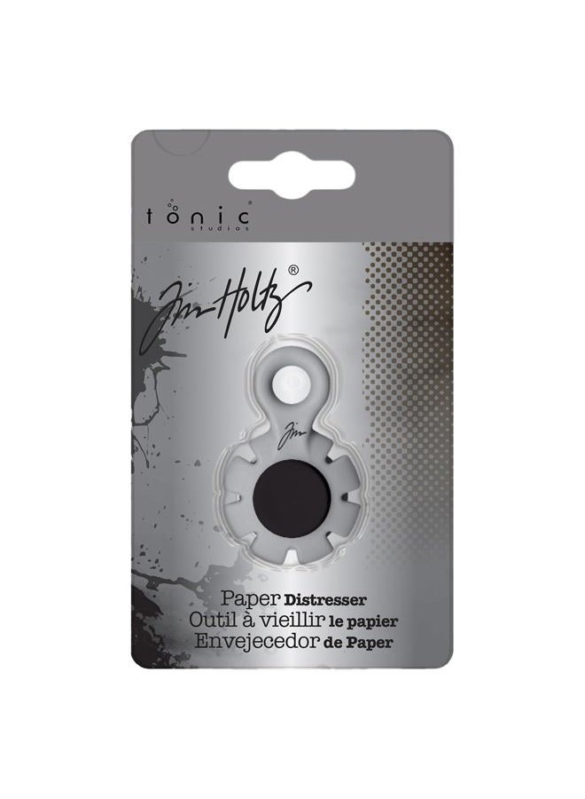 TONIC STUDIOS Tim Holtz Paper Distressing Tool - Scrapbook Supplies for Cardstock and Creating Rough Torn Edges - Distresser with 7 Recessed Blades - Image 1