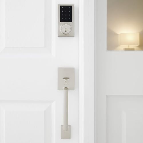 Delaney Hardware D43201V KP300 Digital Keypad Door Lock with Deadbolt and Vida Lever with Left/Right-Handed Doors in Satin Nickel Finish - Image 2