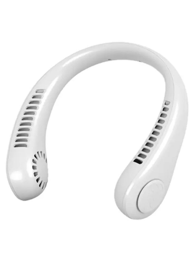 مروحة رقبة شخصية قابلة لإعادة الشحن عبر USB وشخصية هادئة يمكن ارتداؤها مع 3 سرعات للرياح للرياضة في الهواء الطلق والداخل - Image 1