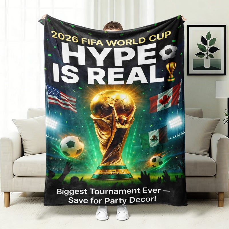 FIFA 2026 World Cup Fan Blanket - Sofa & Nap Blanket - Image 1
