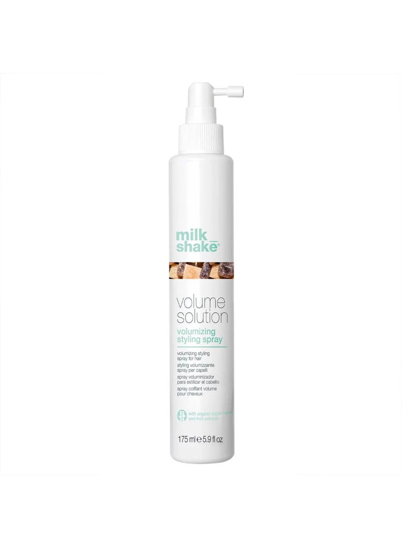 Milk Shake Volume Solution Styling Spray – Volumizing Hair Lotion for All Hair Types – Lightweight, Flexible Hold with Sugar Cane Derivatives, Milk Proteins & Organic Fruit Extracts for Long-Lasting Body & Shine, 175ml - Image 1