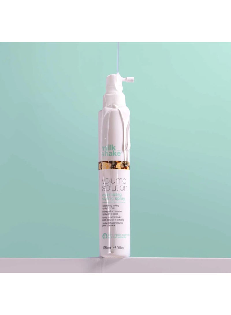 Milk Shake Volume Solution Styling Spray – Volumizing Hair Lotion for All Hair Types – Lightweight, Flexible Hold with Sugar Cane Derivatives, Milk Proteins & Organic Fruit Extracts for Long-Lasting Body & Shine, 175ml - Image 2