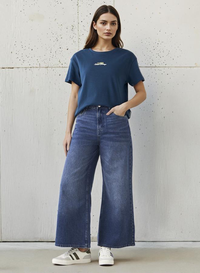 لي كوبر تي شيرت لي كوبر بقصة عادية مع طباعة شعار قطن - Image 2