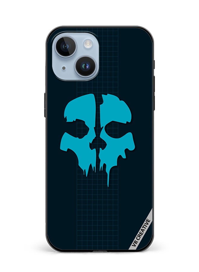 VR CREATIVE Protective Case Cover For Apple iPhone 15 Call Of Duty Ghosts Design Multicolour - Image 1