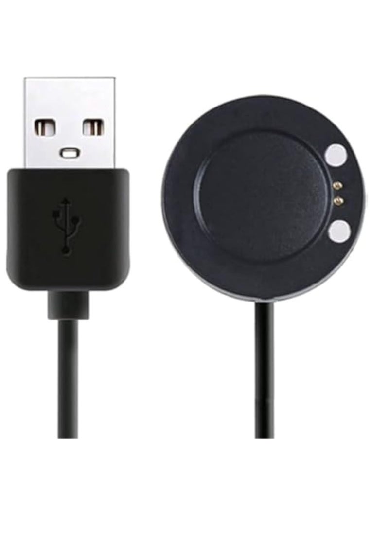 Generic - Smart Watch Magnatic Charger - Compatible with T500 - M8 - T500 plus- T500+max - T200 plus, Black - Image 1