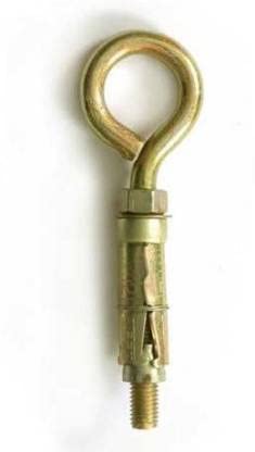 Shree Balaji Nut Bolt Set 6mm Expansion Screws Closed Hook Anchor Bolts Size 6 mm Unit 6 pcs Aluminium - Image 1