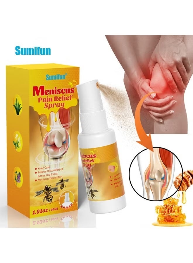 Sumifun Meniscus Pain Relief Spray - Bee Venom Spray for Relieve Sore Joints,Muscles and Joints, knees and feet 30ML - Image 1