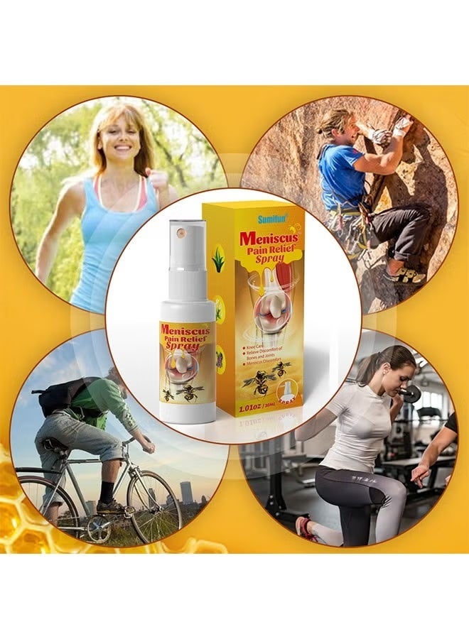 Sumifun Meniscus Pain Relief Spray - Bee Venom Spray for Relieve Sore Joints,Muscles and Joints, knees and feet 30ML - Image 4
