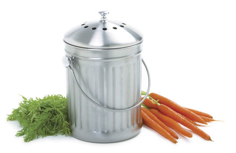 Norpro 1 gallon Stainless Steel Compost Keeper - Image 4